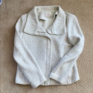 Cotton Tweed Moto Jacket